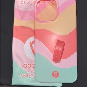 Loopy Case in Coral and Mint for IPhone 15 Pro Max